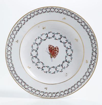 Piatto Venezia, Manifattura Cozzi, 1780-1790