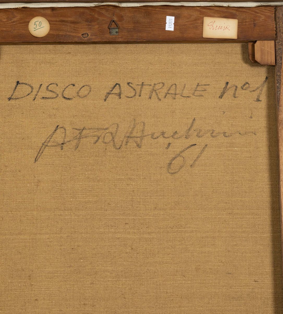 Disco Astrale N. 1, 1961