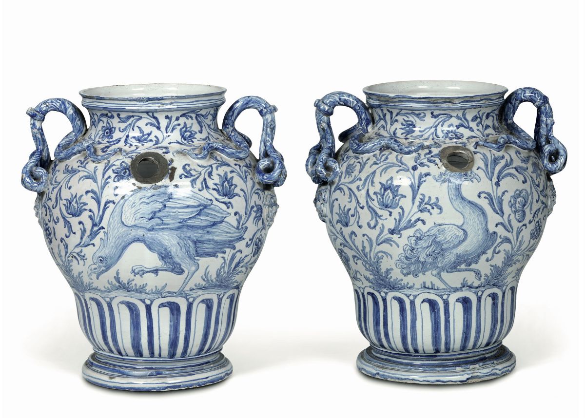 Coppia di Orcioli Pavia, Prima Metà del XVIII Secolo