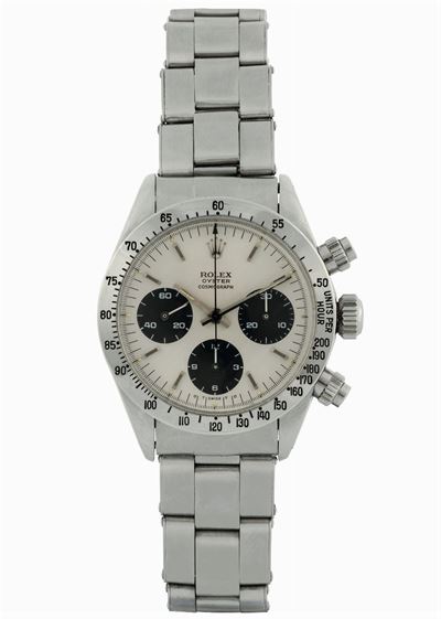Rolex, Oyster Cosmograph, Daytona, Cassa No. , Ref. 6265. Raro, Orologio da Polso, Cronografo, in...