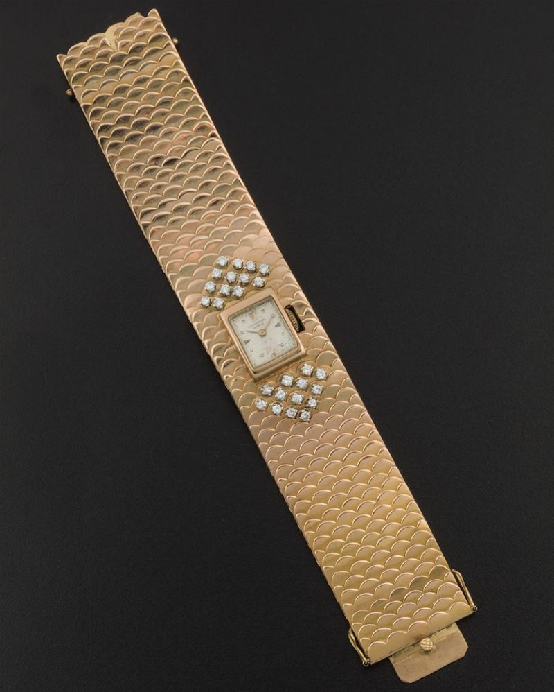 Gold and diamond bracelet  - Auction Fine Coral Jewels - I - Cambi Casa d'Aste