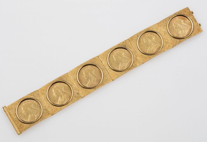 Gold bracelet  - Auction Timed Auction Jewels - Cambi Casa d'Aste