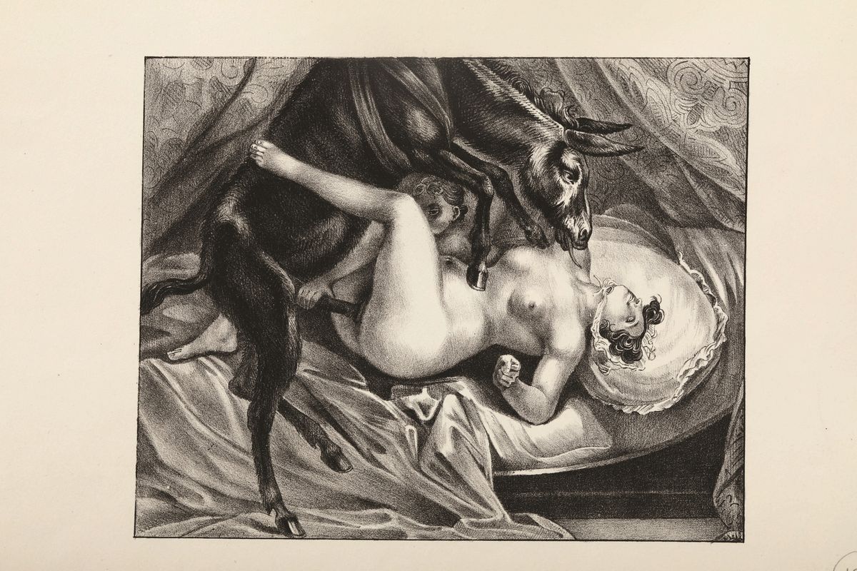 Tavole Erotiche - Soggetti Esplicitigamianì Ou Deux Nuits D'excès...bruxelles,1833 ma Anni 20-30 ...