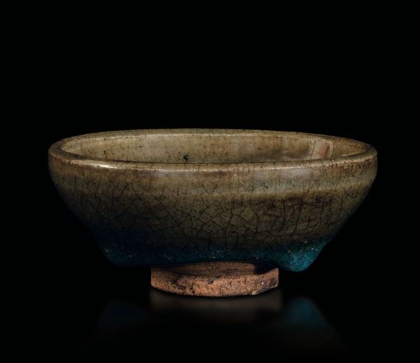 A small Jun cup, China, Song Dynasty (960-1279)