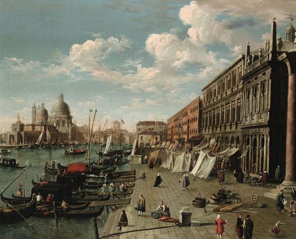 Jacopo Fabris (Venezia 1689 - Charlottenborg 1761) L'ingresso del Canal Grande