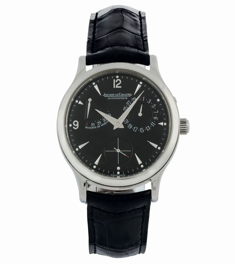 Jaeger-LeCoultre, Master Control 1000 Hours,,  Ref. 142.8.93.S. Very fine, center-seconds, self-winding, water-resistant, stainless steel  wristwatch with date, 40-hour power reserve, and stainless steel Jaeger- LeCoultre deployant clasp. Made in the 2000's  - Auction wrist and pocket watches - Cambi Casa d'Aste