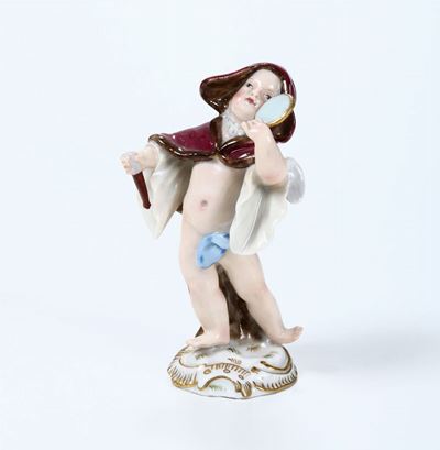 Figurina di Amorino Meissen, XIX Secolo