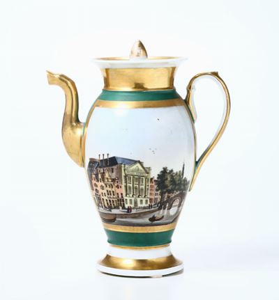 Caffettiera Probabilmente Olanda, Prima Metà del XIX Secolo
