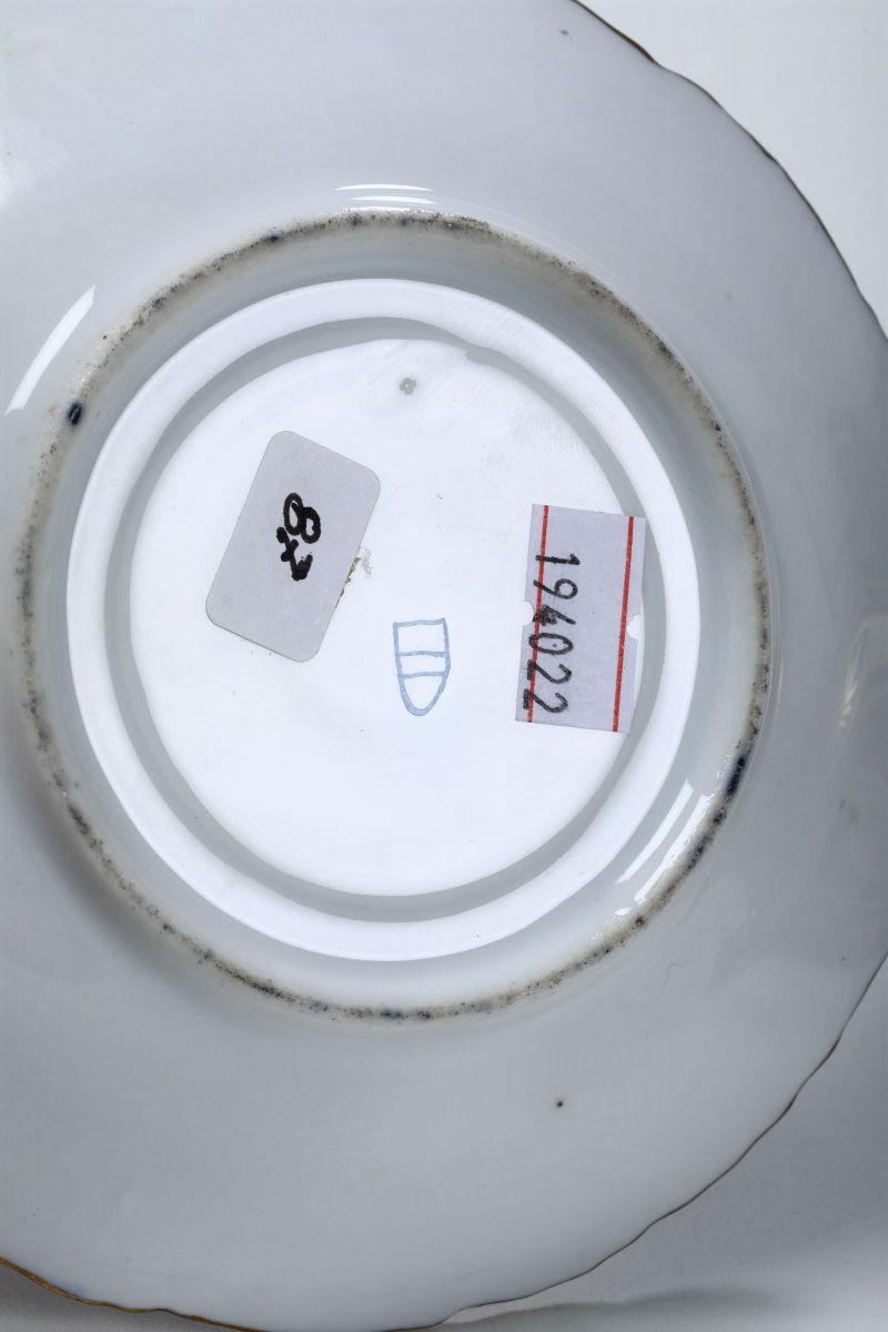 Tazza con Piattino Probabilmente Boemia, XIX Secolo