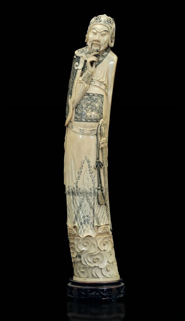A large ivory figure, China, early 20th century