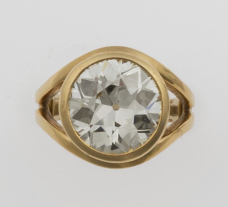 Old-cut diamond weighing 4.64 carats  - Auction Fine Jewels - II - Cambi Casa d'Aste