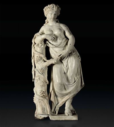 Menade in Marmo Bianco. Andrea Vaccà (carrara 1660-1665 Ca. - Dopo il 1745), Primo Ventennio del ...
