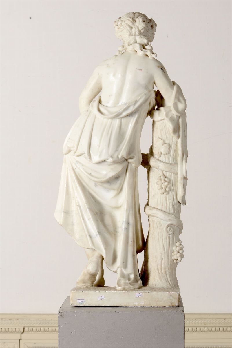 Menade in Marmo Bianco. Andrea Vaccà (carrara 1660-1665 Ca. - Dopo il 1745), Primo Ventennio del ...