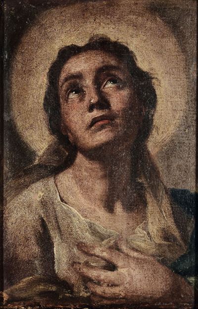 Scuola Napoletana del XVIII Secolosanta Adorante