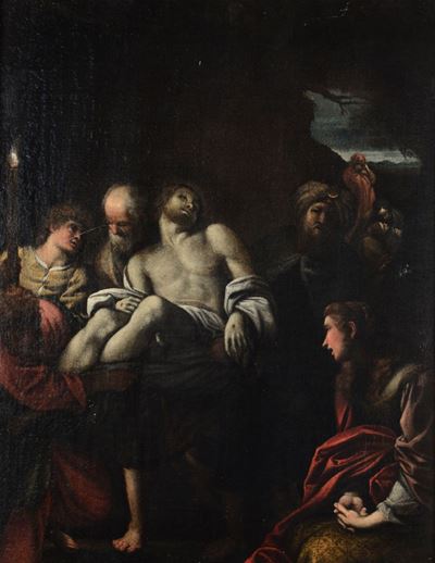 Annibale Carracci (bologna 1560 - Roma 1609), Ambito Dila Sepoltura di Cristo