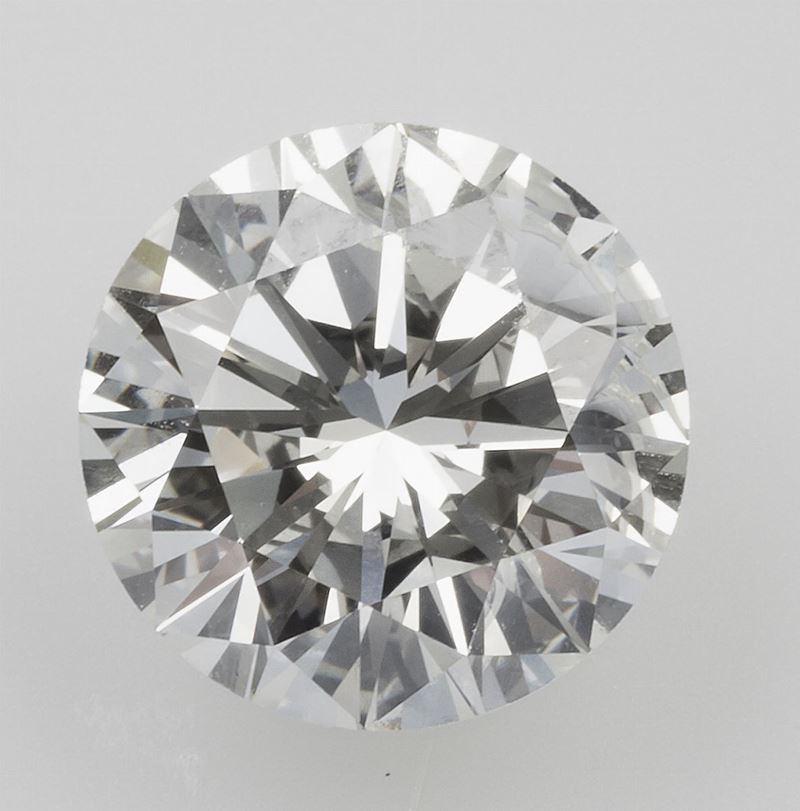 Brilliant-cut diamond weighing 1.13 carats. Gemmological Report R.A.G. Torino n. D19003mn  - Auction Fine Jewels - II - Cambi Casa d'Aste