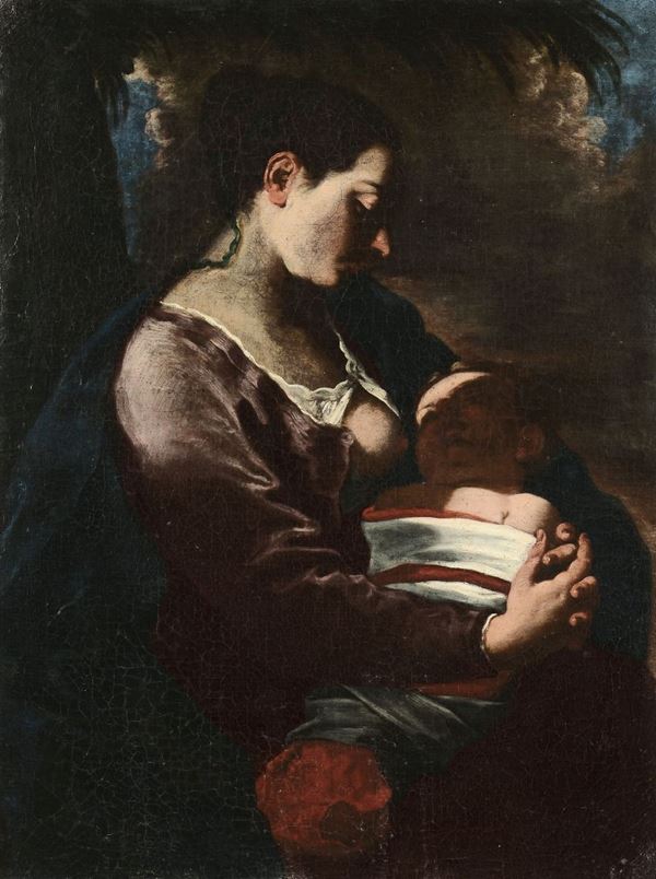 Flaminio Torri (1621-1661) Madonna del latte