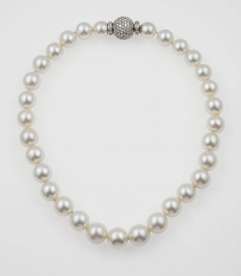 Filo di perle Australia  - Auction Fine Jewels - III - Cambi Casa d'Aste
