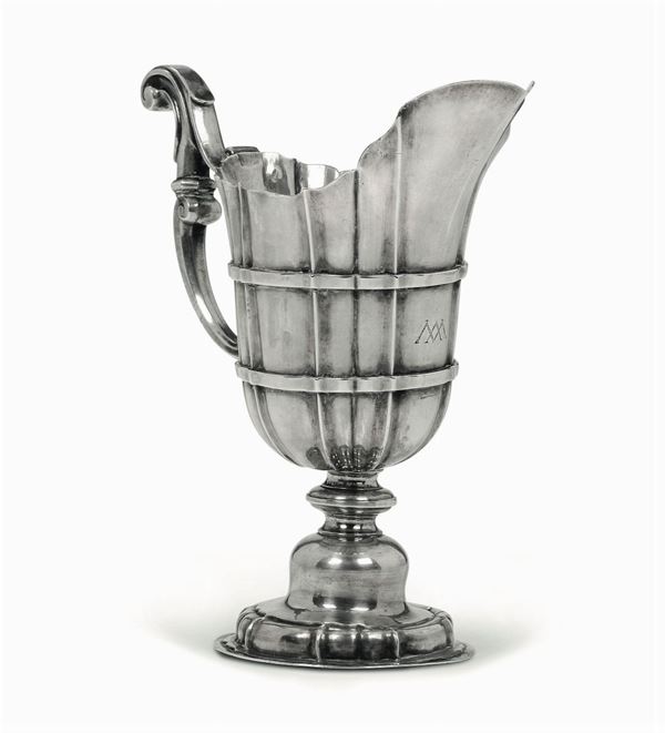 A silver pitcher, Vienna, 1741 (?)