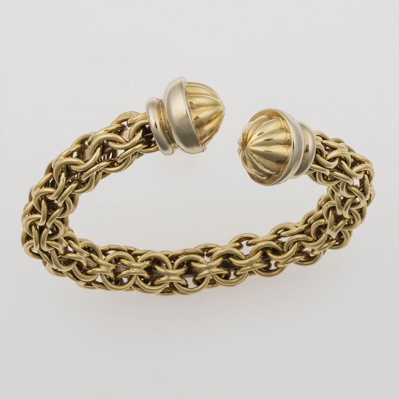 Gold bangle  - Auction Timed Auction Jewels - Cambi Casa d'Aste