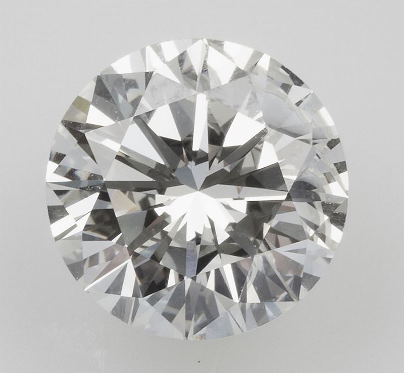 Unmounted brilliant-cut diamond weighing 2.03 carats  - Auction Fine Jewels - II - Cambi Casa d'Aste