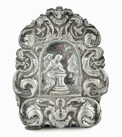 Pace in Argento Sbalzato e Cesellato Argenteria Veneziana del XVII-XVIII Secolo (apparentemente P...