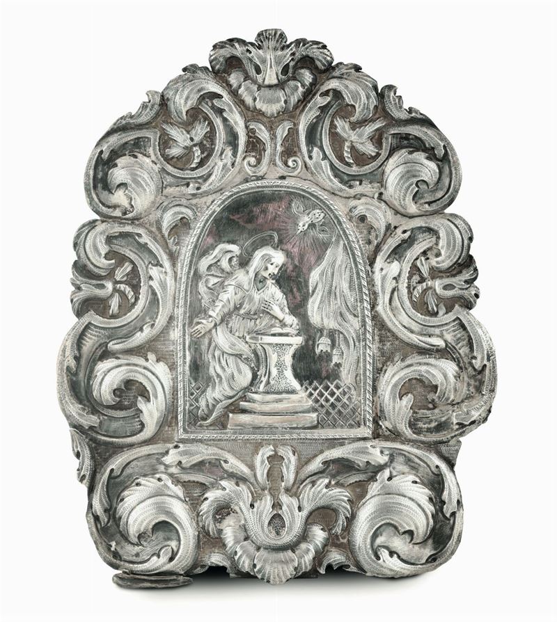 A silver pax, Venice, 16-1700s  - Auction Collectors' Silvers - II - Cambi Casa d'Aste