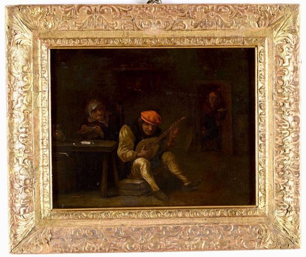 Isaac Van Ostade (Harleem 1621-1649), ambito di Interno di osteria