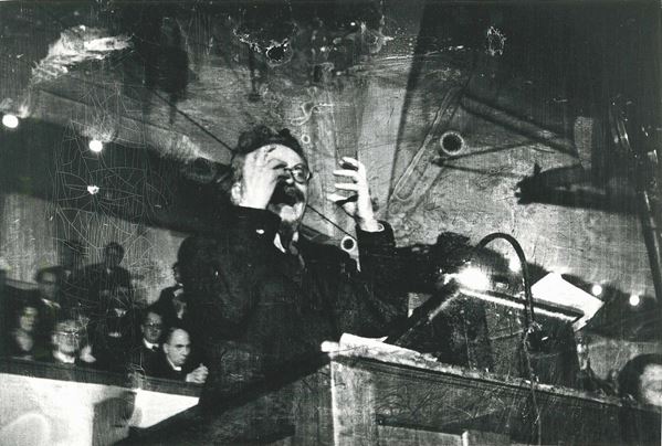 Robert Capa (1913-1954) Contretype n.1 Trotsky, Copenhague, 1931