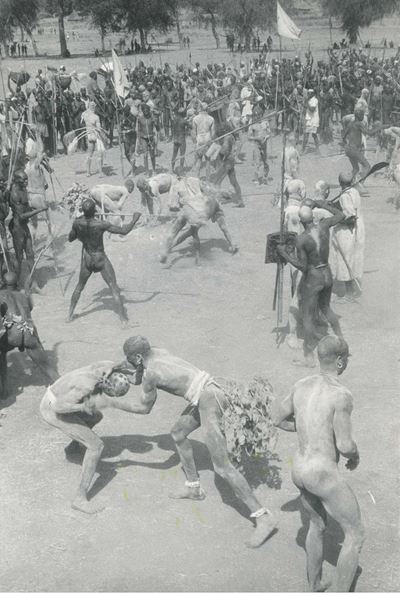 George Rodger (1908-1995)kordofan Sudan, Korongo Nuba Wrestlers