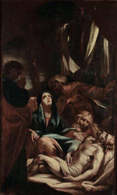 Pittore del XVIII Secolocompianto sul Cristo Morto