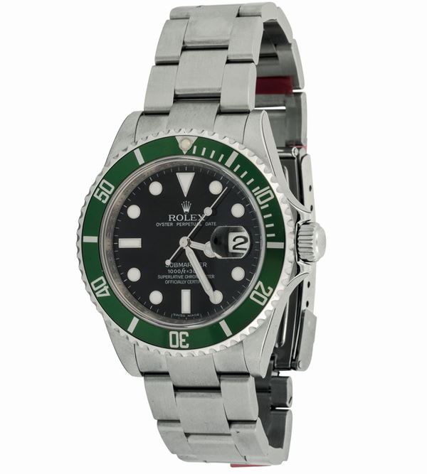 ROLEX, Oyster Perpetual Date, Submariner, 1000 ft./ 300m, Superlative Chronometer Officially Certified,  [..]