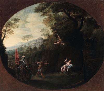 Francesco Albani (1578-1660), Attribuito Amartirio di Santa