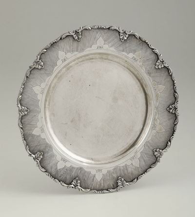 Piatto in Argento Sagomato, Milano XX Secolo