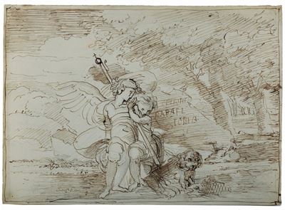 Fortunato Duranti (1787-1863)tobiolo e L'angelo