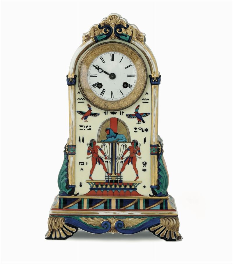Orologio da tavolo Probabilmente Parigi, 1835 circa  - Auction Majolica and Porcelain - Cambi Casa d'Aste