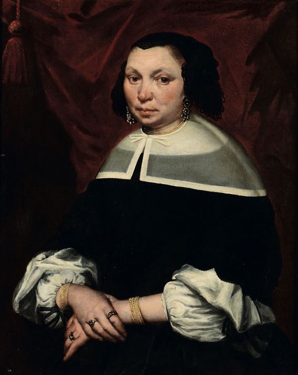 Simon Pietersz Verelst (L'Aia 1644 - Londra 1721) Ritratto di signora