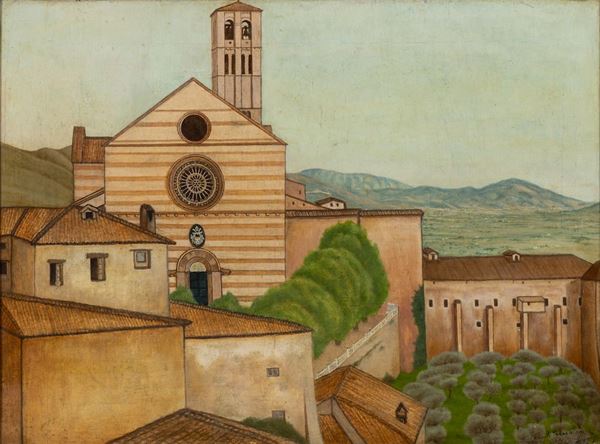 Riccardo Francalancia (1886 - 1965) Santa Chiara, 1929