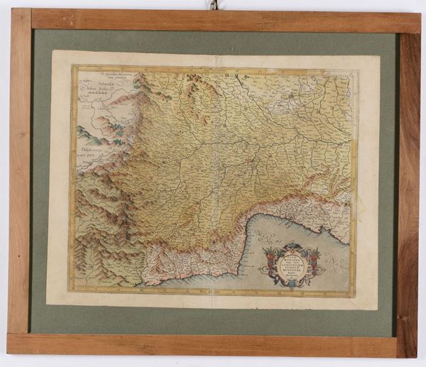 Carta geografica della regione Pedemontana, XVIII secolo