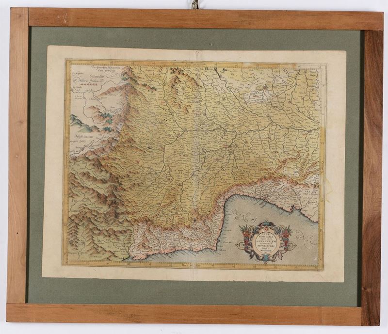 Carta geografica della regione Pedemontana, XVIII secolo  - Asta Arredi, Dipinti e Oggetti d'Arte - Cambi Casa d'Aste
