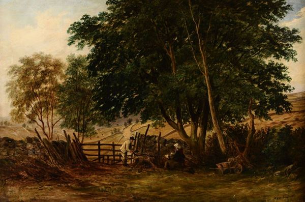 Samuel Calvert (1828 - 1913) Paesaggio