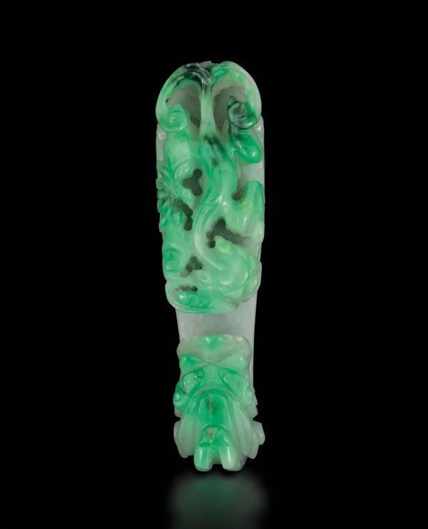 A jade clasp, China, Qing Dynasty