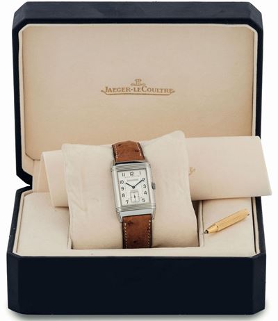 Jaeger Lecoultre, Reverso, Duoface Night And Day, Ref. 270.8.54. Orologio da Polso, in Acciaio, I...