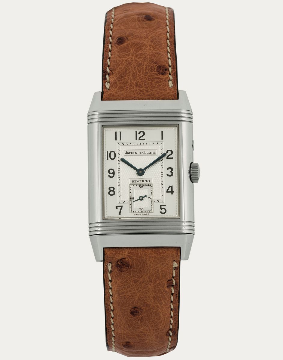 Jaeger Lecoultre, Reverso, Duoface Night And Day, Ref. 270.8.54. Orologio da Polso, in Acciaio, I...