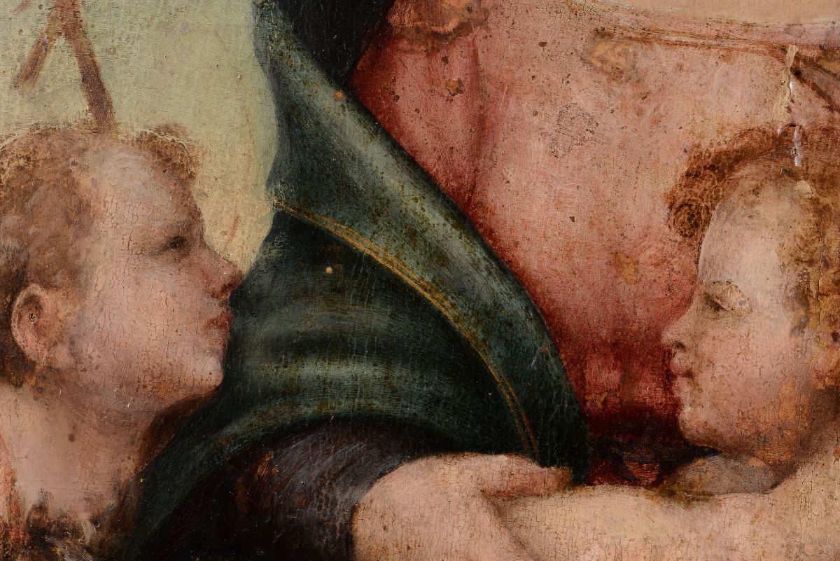 Andrea del Sarto (firenze 1486-1530), Cerchia Dimadonna con Bambino e San Giovannino