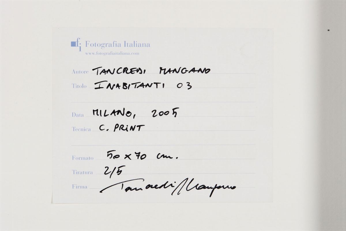 Tancredi Mangano (1969)inabitanti 03, Milano, 2005