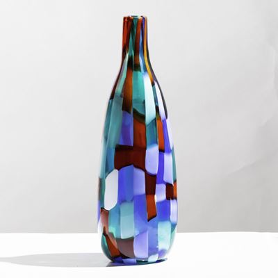 Fulvio Bianconi (1915-1996) Venini, Muranobottiglia Serie Pezzati, 1950 Ca