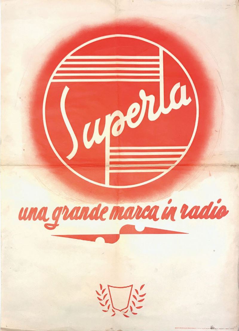 Anonimo SUPERLA, UNA GRANDE MARCA IN RADIO  - Auction Vintage Posters - Cambi Casa d'Aste