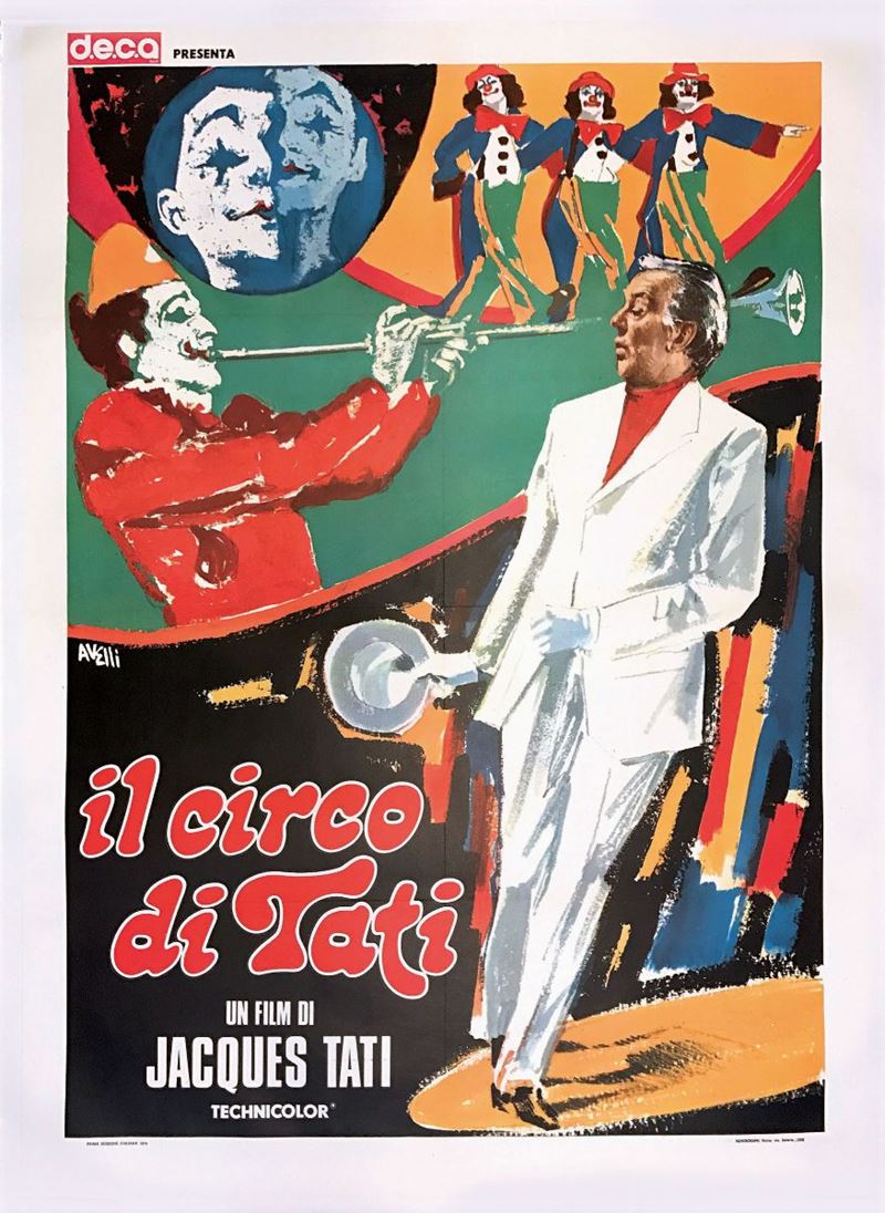 Tino Avelli (1939) IL CIRCO DI TATI  - Auction Vintage Posters - Cambi Casa d'Aste
