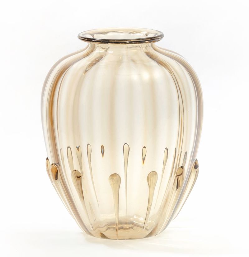 V. Zecchin, Murano, 1930ca  - Auction Italy '900, Ceramics and Murano's Glasses - Cambi Casa d'Aste